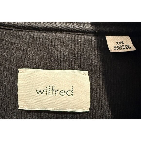 Wilfred Aritzia Diderot Cocoon Sweater Women's XXS Open Front Long Sleeve Black - Picture 4 of 6